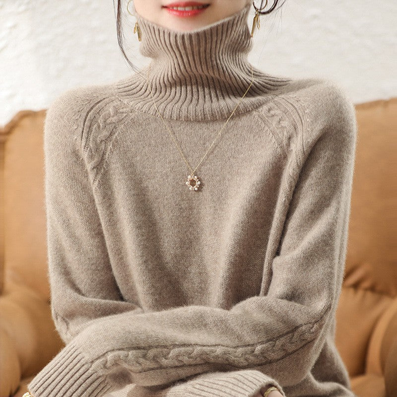 Women's Turtleneck Pullover Japanese Style