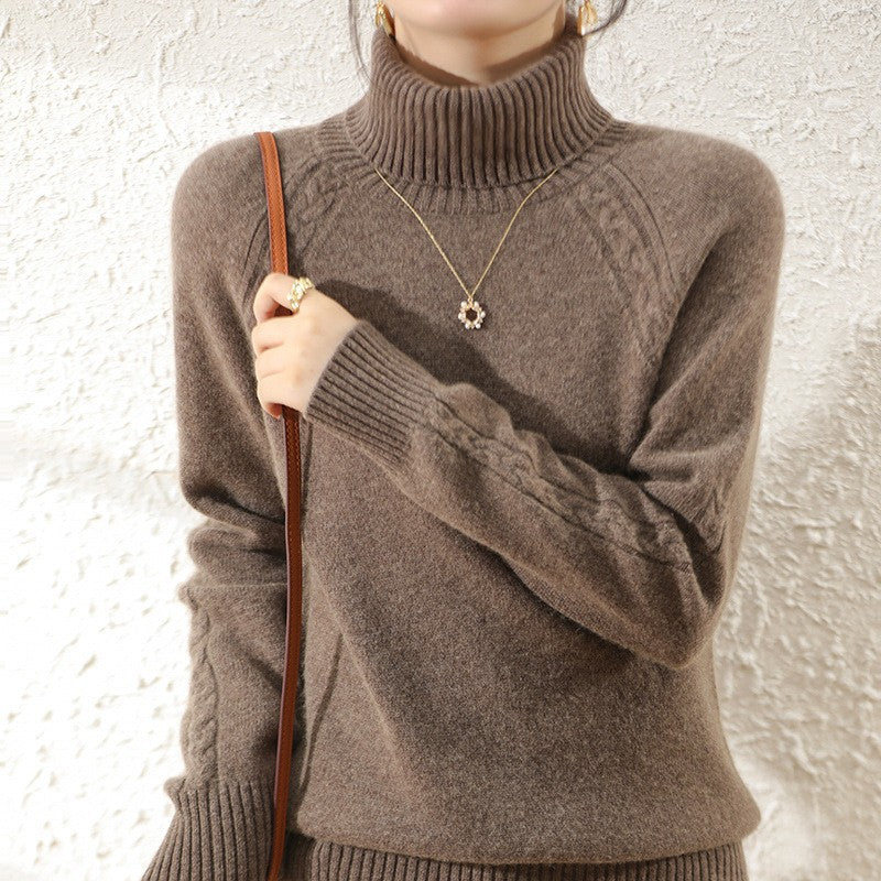 Women's Turtleneck Pullover Japanese Style